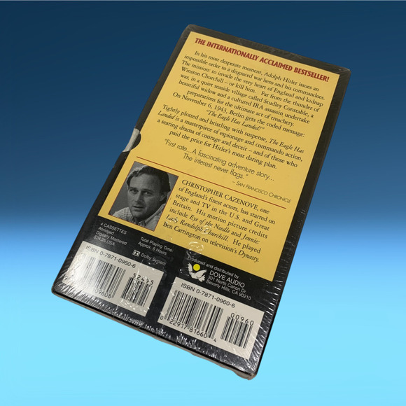 NEW Jack Higgins The Eagle Has Landed Books on Cassette Tapes Dove Audio SEALED - Picture 2 of 3